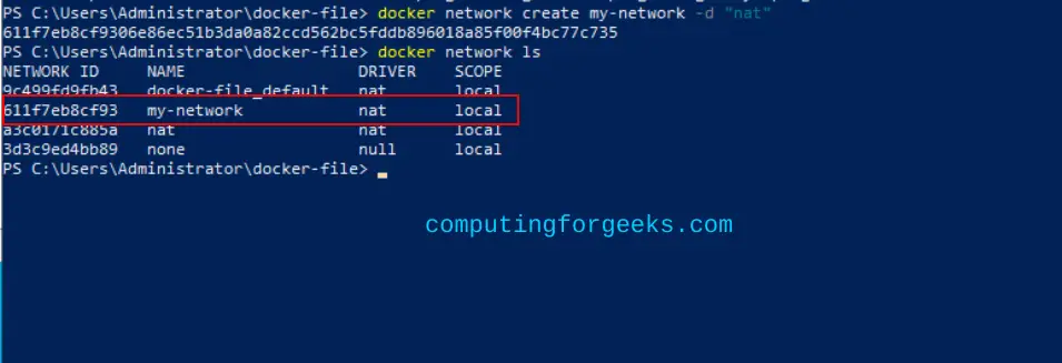 Using Docker and Docker Compose on Windows Server 2022 20 Use Docker and Docker Compose on Windows Server 2022 18