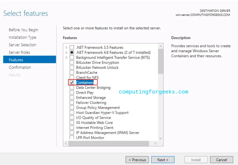 Using Docker and Docker Compose on Windows Server 2022 4 Use Docker and Docker Compose on Windows Server 2022 3