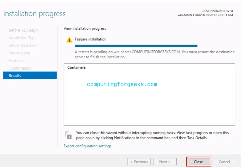 Using Docker and Docker Compose on Windows Server 2022 5 Use Docker and Docker Compose on Windows Server 2022 4