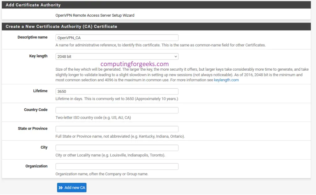 How To Configure OpenVPN Server on pfSense / OPNsense 4 image 26