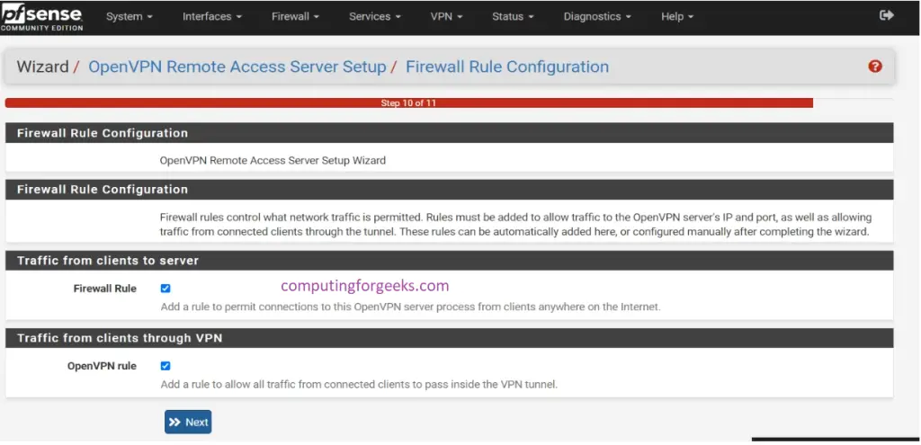 How To Configure OpenVPN Server on pfSense / OPNsense 8 image 30
