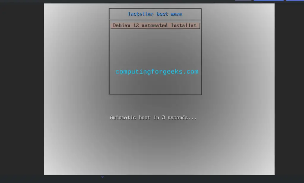 Automated installation of Debian 12 using PXE Boot 4 Automated installation Debian 12 using PXE Boot 3