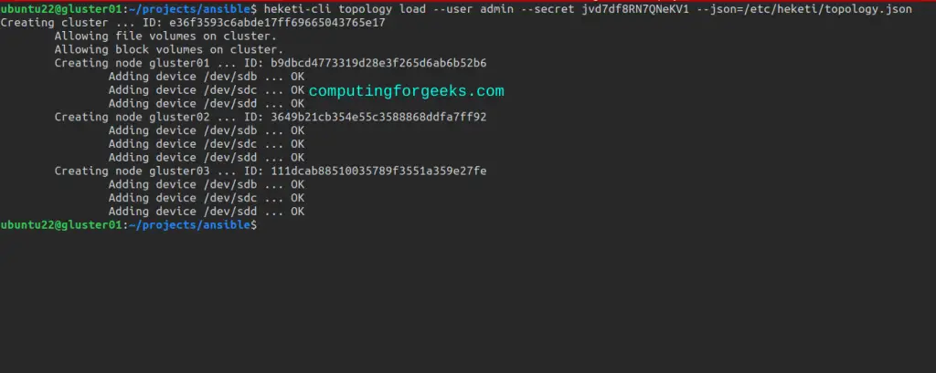 Configuring GlusterFS on Ubuntu 22.04 With Heketi 3 Configuring GlusterFS on Ubuntu 22.04 With Heketi 2