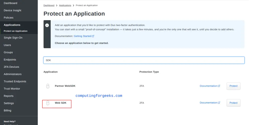 Guacamole Integration with Active Directory OTP and Duo 2FA 10