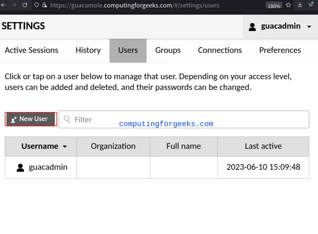 Guacamole Integration with Active Directory OTP and Duo 2FA 4