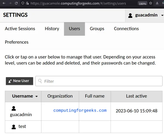Guacamole Integration with Active Directory, OTP, and Duo 2FA