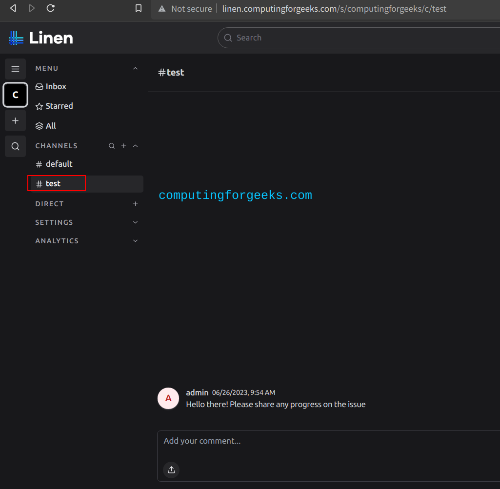 Install Linen - Slack Alternative Searchable from Google 12 Install Linen Slack Alternative Searchable from Google 11