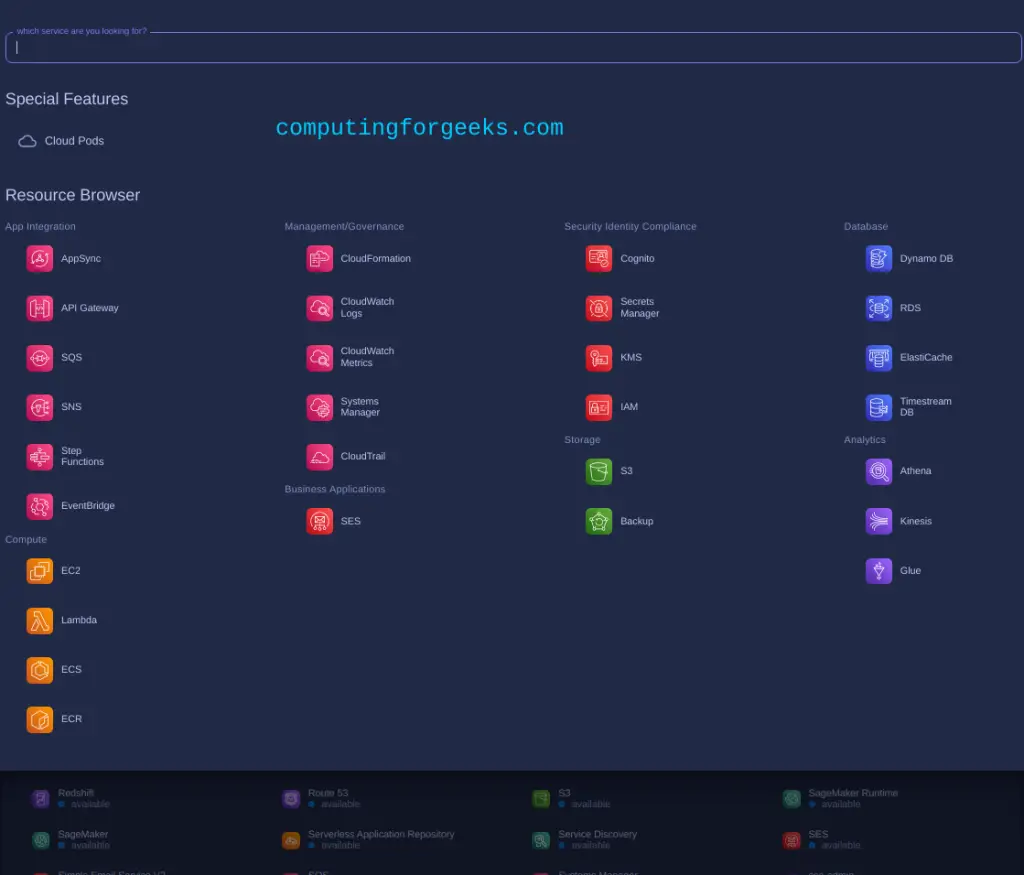 Run Local AWS Cloud Stack using LocalStack on Linux 6 Run Local AWS Cloud Stack using LocalStack on Linux 4