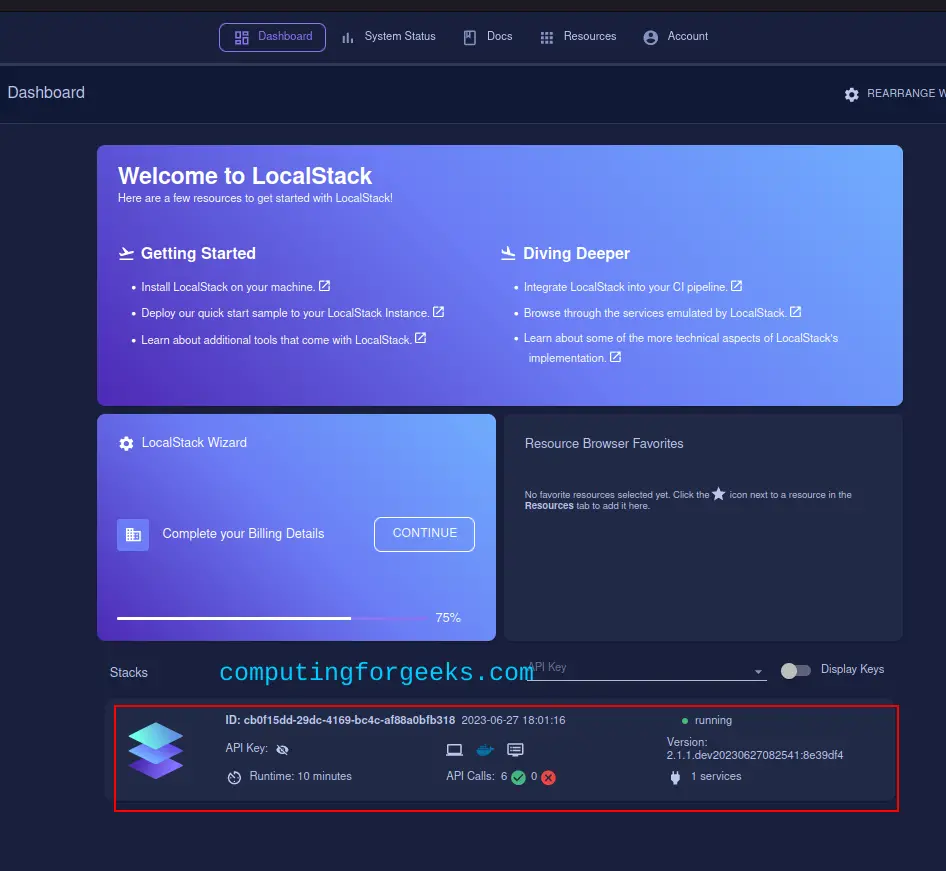 Run Local AWS Cloud Stack using LocalStack on Linux 4 Run Local AWS Cloud Stack using LocalStack on Linux 8