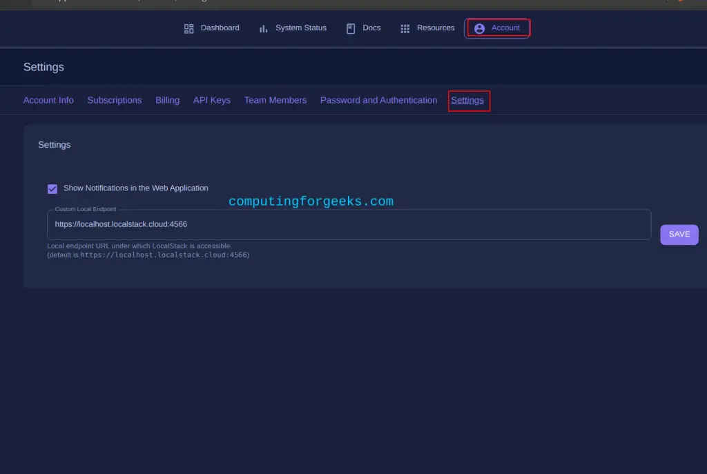 Run Local AWS Cloud Stack using LocalStack on Linux 10 Run Local AWS Cloud Stack using LocalStack on Linux 9