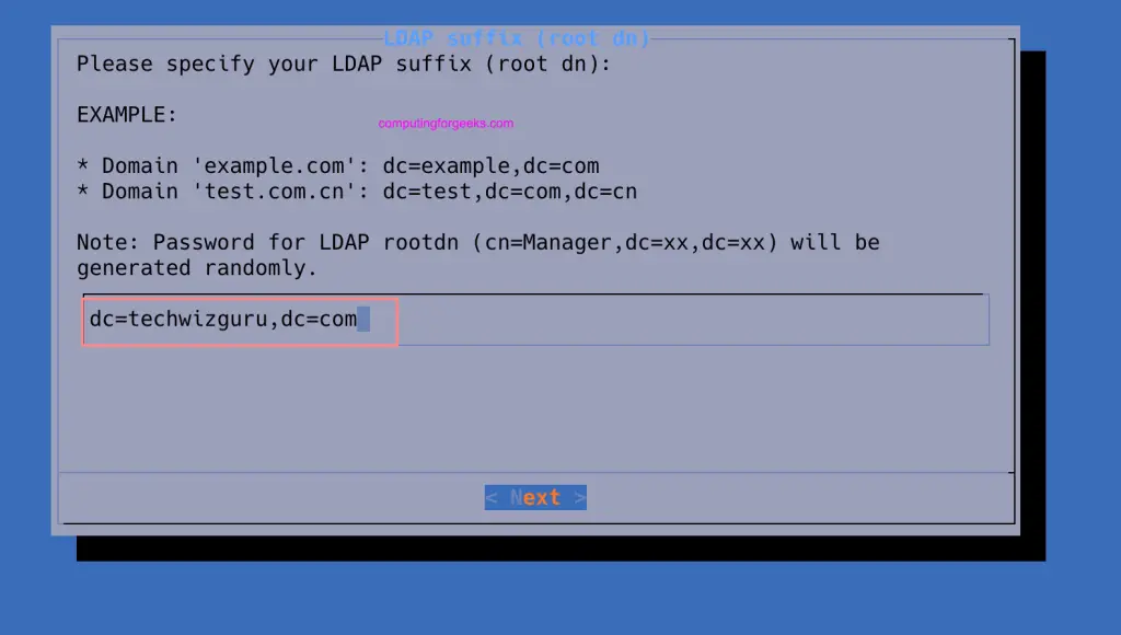 Configure iRedMail on Rocky / AlmaLinux / CentOS 9 7 iredmail ldap suffix