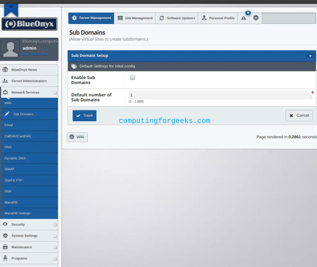 Install BlueOnyx Hosting Panel on Rocky 9 / AlmaLinux 9 20 Install BlueOnyx Hosting Panel on Rocky 9AlmaLinux 9 20