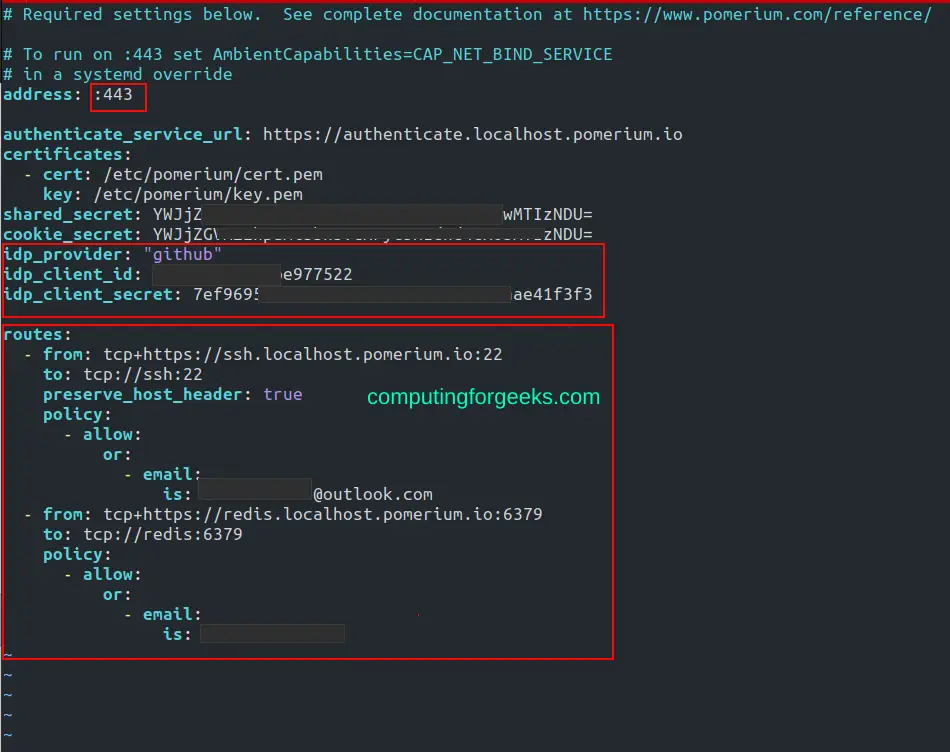 Install and Configure Pomerium Proxy for your Services 2 Install and Configure Pomerium Proxy for your Services 3