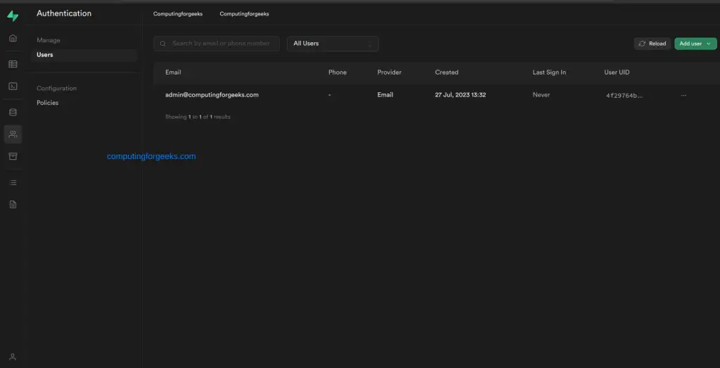 Running Supabase Firebase alternative in Docker Container 7 Running Supabase Firebase alternative in Docker Container 4