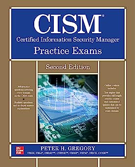 Top Certified Information Security Manager CISM study books 2