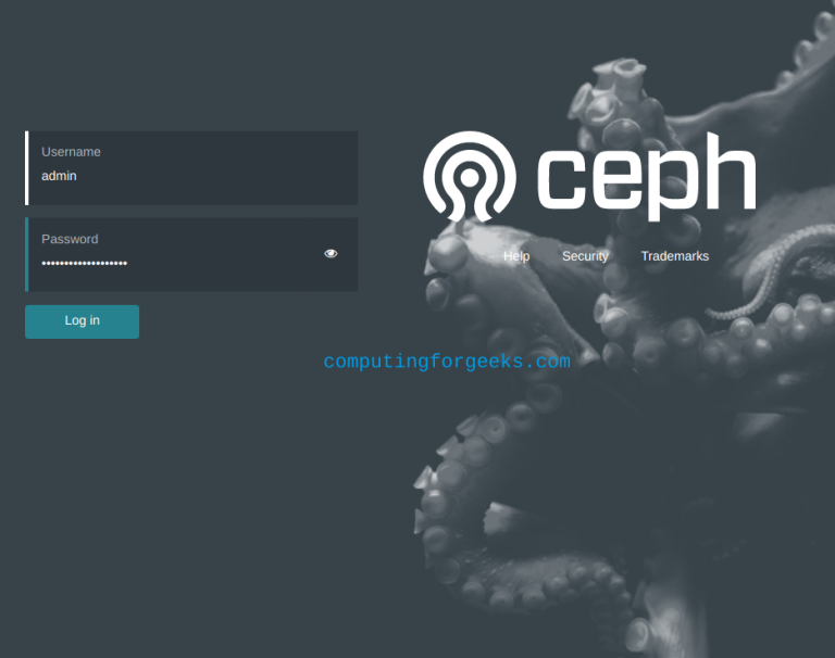 Ceph Storage Cluster on Ubuntu
