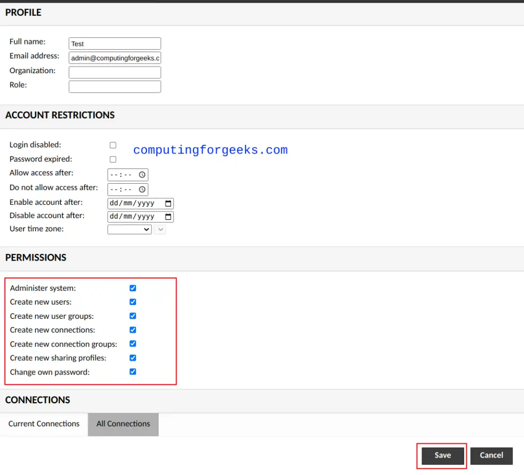 Install and Use Guacamole Remote Desktop on CentOS 8 / RHEL 8 3 Guacamole Remote Desktop on CentOS 1