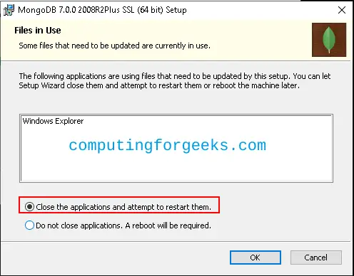 Install MongoDB 7.0 on Windows Server 2022|2019|2016 8 MongoDB 7.0 on Windows Server 7