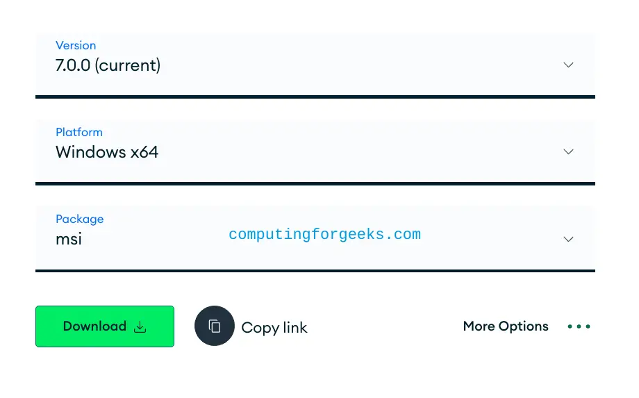 Install MongoDB 7.0 on Windows Server 2022|2019|2016 1 MongoDB 7.0 on Windows Server