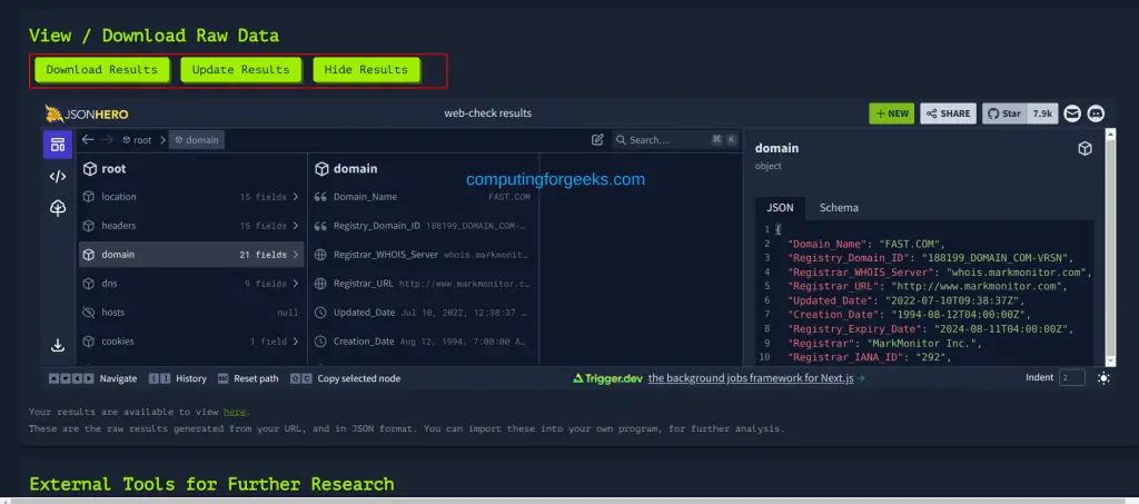Web-Check: The Free Tool to Anylize Websites 5 Pull and Analyze website information using Web Check 4