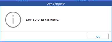 Stellar Repair for MySQL: A Powerful Tool for MySQL Database Administrators 11 Saving complete dialog box from Stellar Repair for MySQL interface