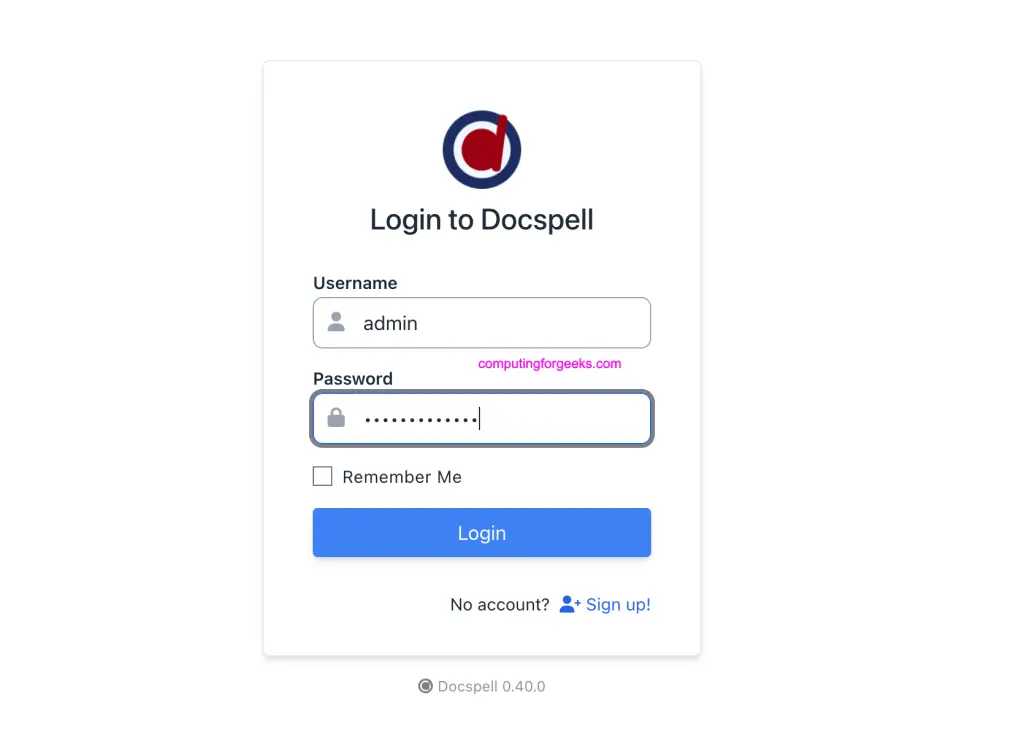 Install Docspell Document Management System (DMS) in Docker 3 docspell install docker 03