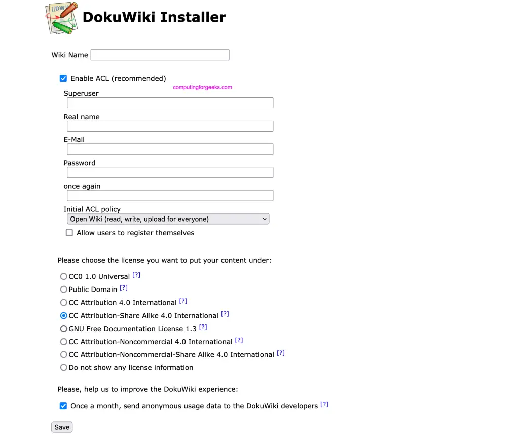 Install and Configure DokuWiki on CentOS 7 | CentOS 8 1 dokuwiki configure