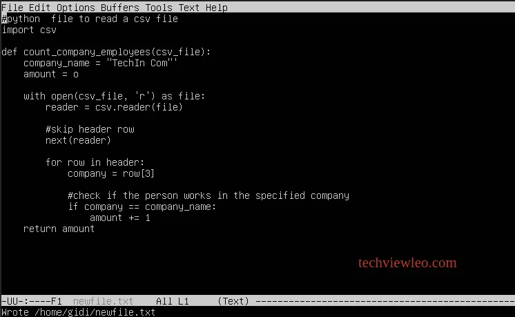 Using Emacs on Linux and macOS - emac Commands examples 8 how to use emacs on linux 12