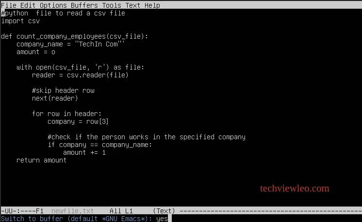 Using Emacs on Linux and macOS - emac Commands examples 9 how to use emacs on linux 13