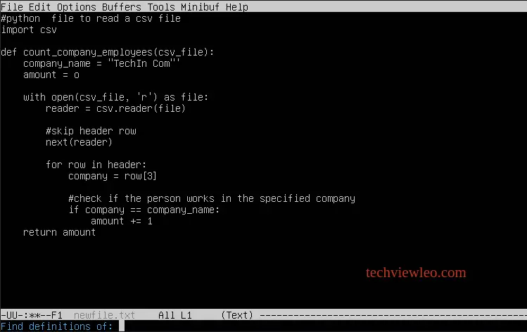 Using Emacs on Linux and macOS - emac Commands examples 14 how to use emacs on linux 18
