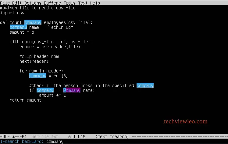 Using Emacs on Linux and macOS - emac Commands examples 19 how to use emacs on linux 23