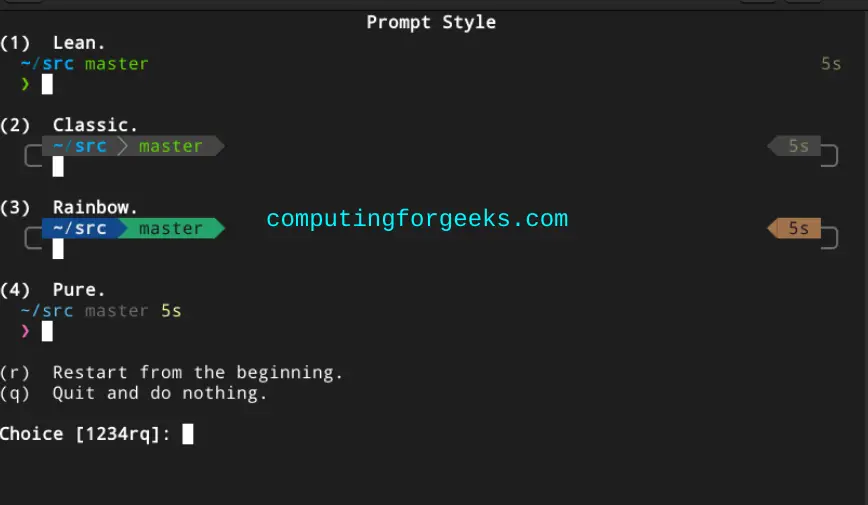 Configure Powerlevel10k as your Zsh Theme on Linux / macOS 4 Configure Powerlevel10k as your Zsh Theme 3