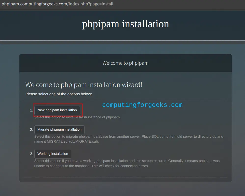 Install phpIPAM on Debian 12 (Bookworm) With Let's Encrypt SSL 1 Install phpIPAM on Debian