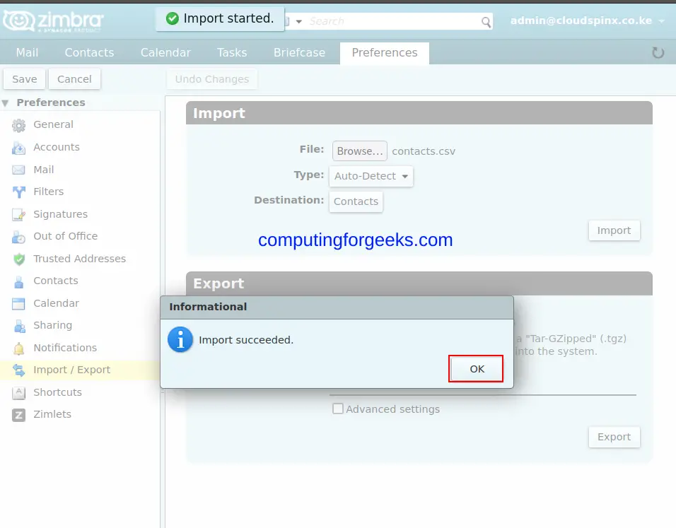 Migrate emails from Gmail / Google Gsuite to Zimbra 14 Migrate emails from GmailGoogle Gsuite to Zimbra 12