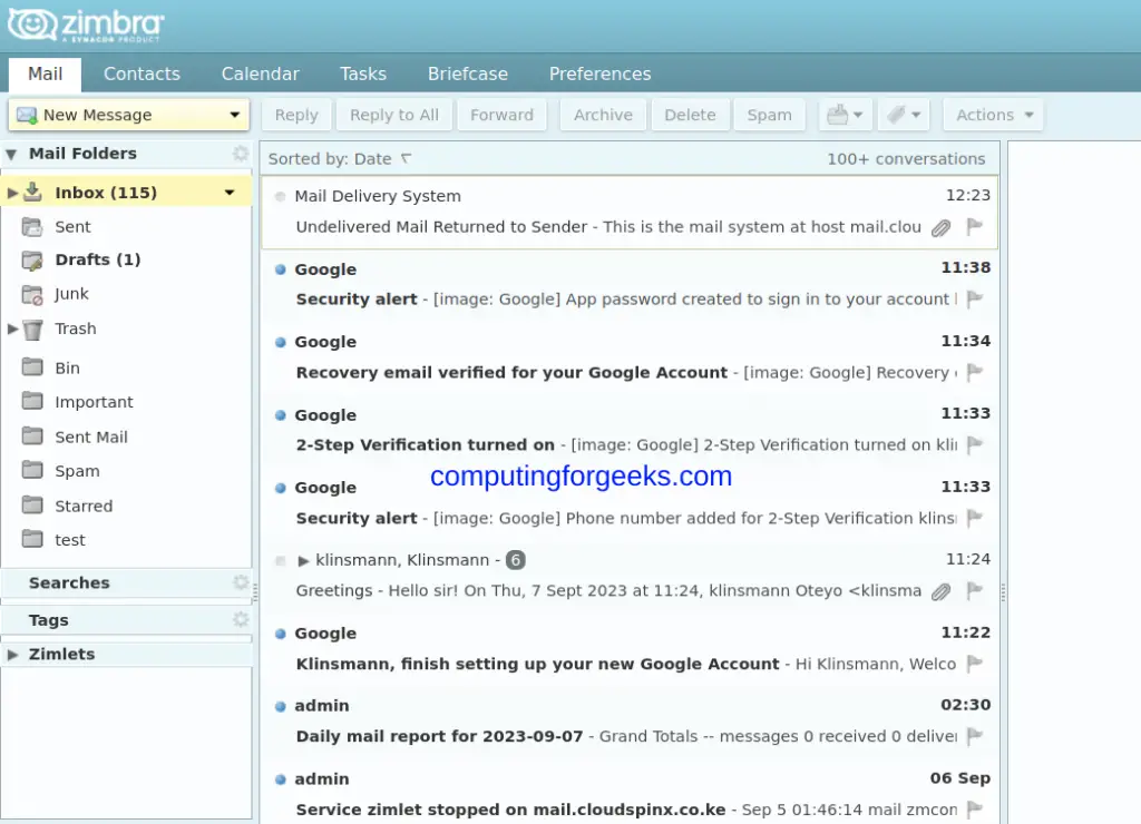 Migrate emails from Gmail / Google Gsuite to Zimbra 9 Migrate emails from GmailGoogle Gsuite to Zimbra 18
