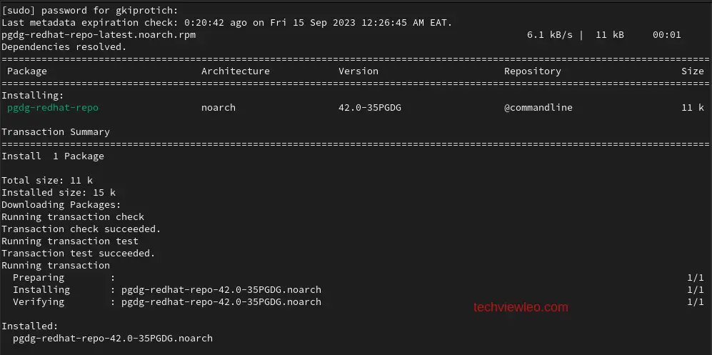 how to install postgresql16 on centos9 01