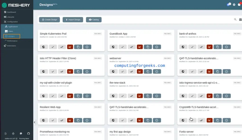 Meshery - Tool to Manage Kubernetes and Applications 11 Meshery Easily Manage Kubernetes Clusters 8