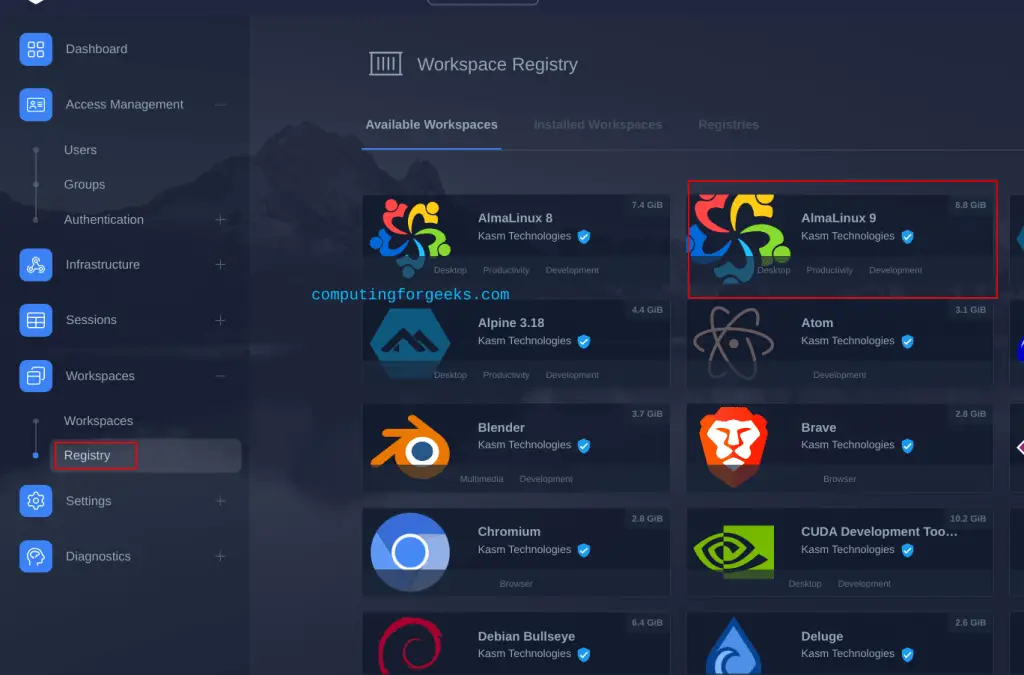 Stream Desktop and Containerized Applications on Browser 14 Stream Desktop Applications and Containerized Applications on Browser 13