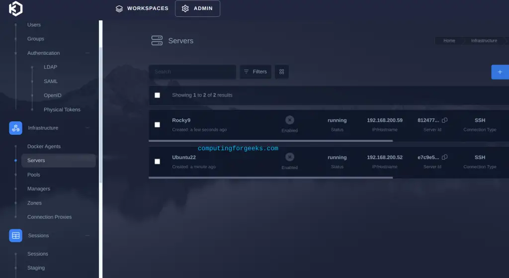 Stream Desktop and Containerized Applications on Browser 11 Stream Desktop Applications and Containerized Applications on Browser 8