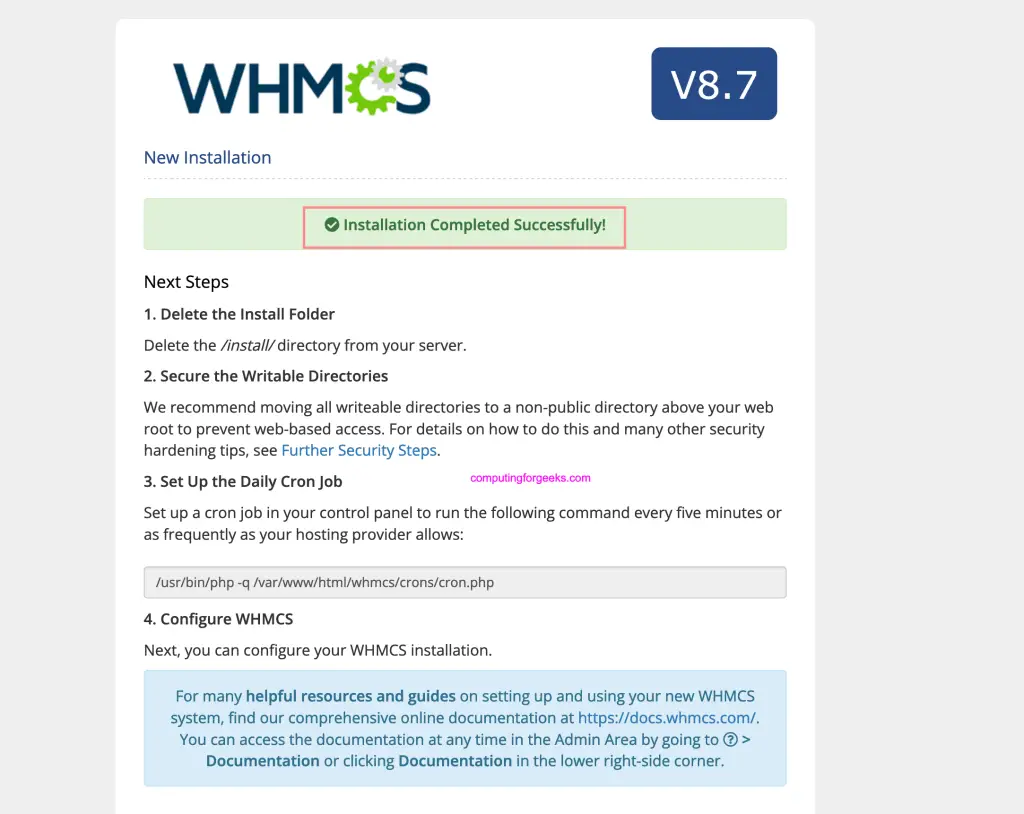 How To Install WHMCS on Ubuntu 22.04|20.04 6 install whmcs ubuntu 06