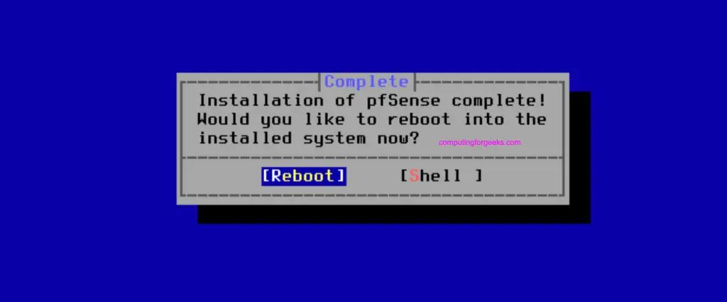 Installing pfSense Firewall on Proxmox Hetzner root server 10 pfsense install proxmox 07