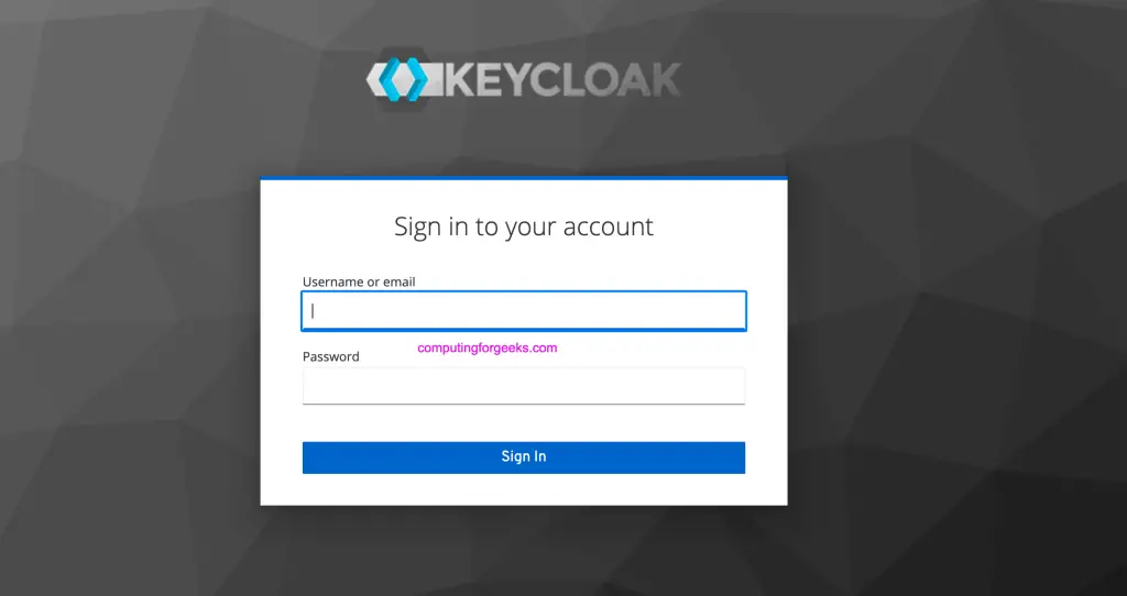 Run Keycloak Server in Docker Containers with Let's Encrypt SSL 2 Keycloak login