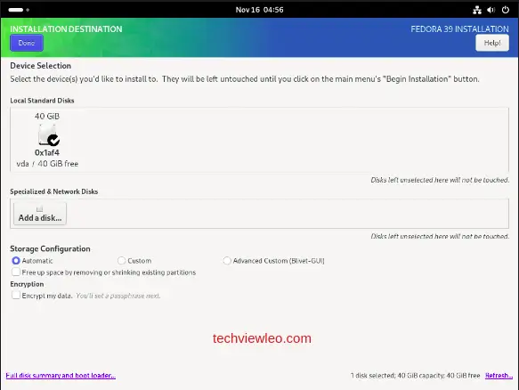 how to install fedora 39 10