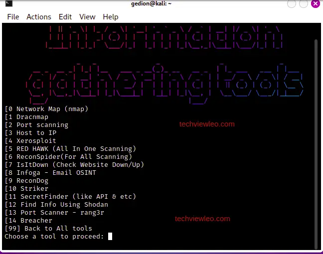 how to setup all in one hackingtool for hackers 11