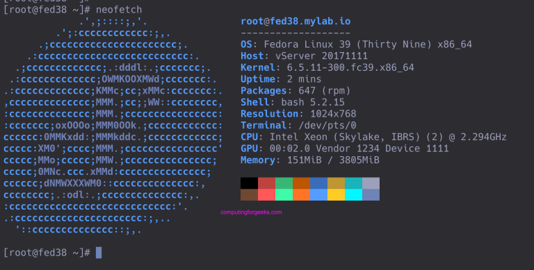 install fedora 39 06