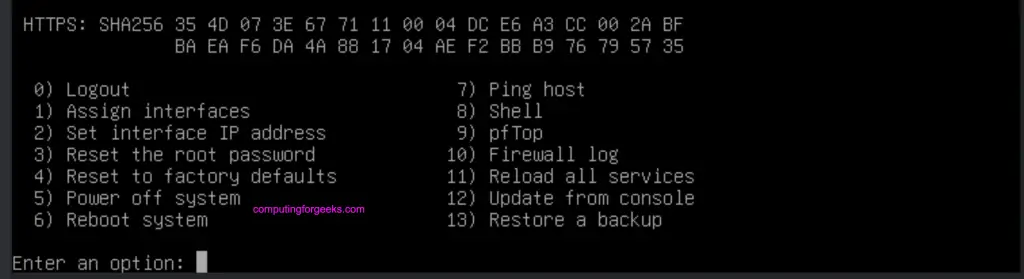How To Install OPNSense Firewall on Proxmox VE 6 OPNsense Virtual Machine 06