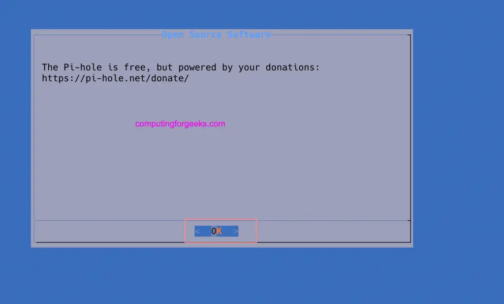 Install Pi-hole Network Ad Blocker on Debian 12/11/10 2 Pi hole debian 02
