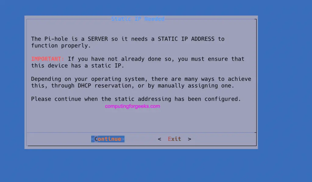 Install Pi-hole Network Ad Blocker on Debian 12/11/10 3 Pi hole debian 03