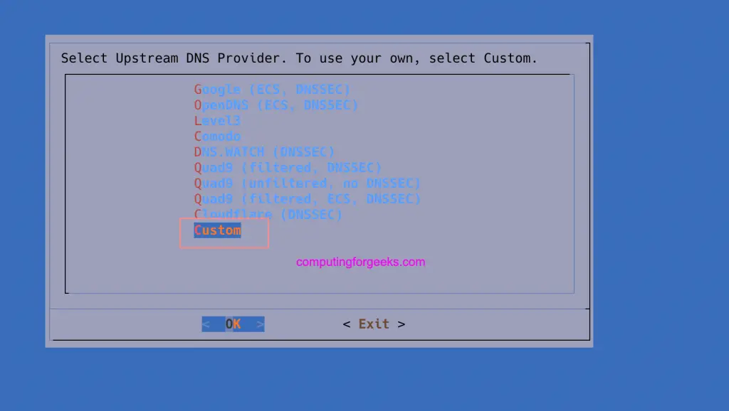 Install Pi-hole Network Ad Blocker on Debian 12/11/10 4 Pi hole debian 04