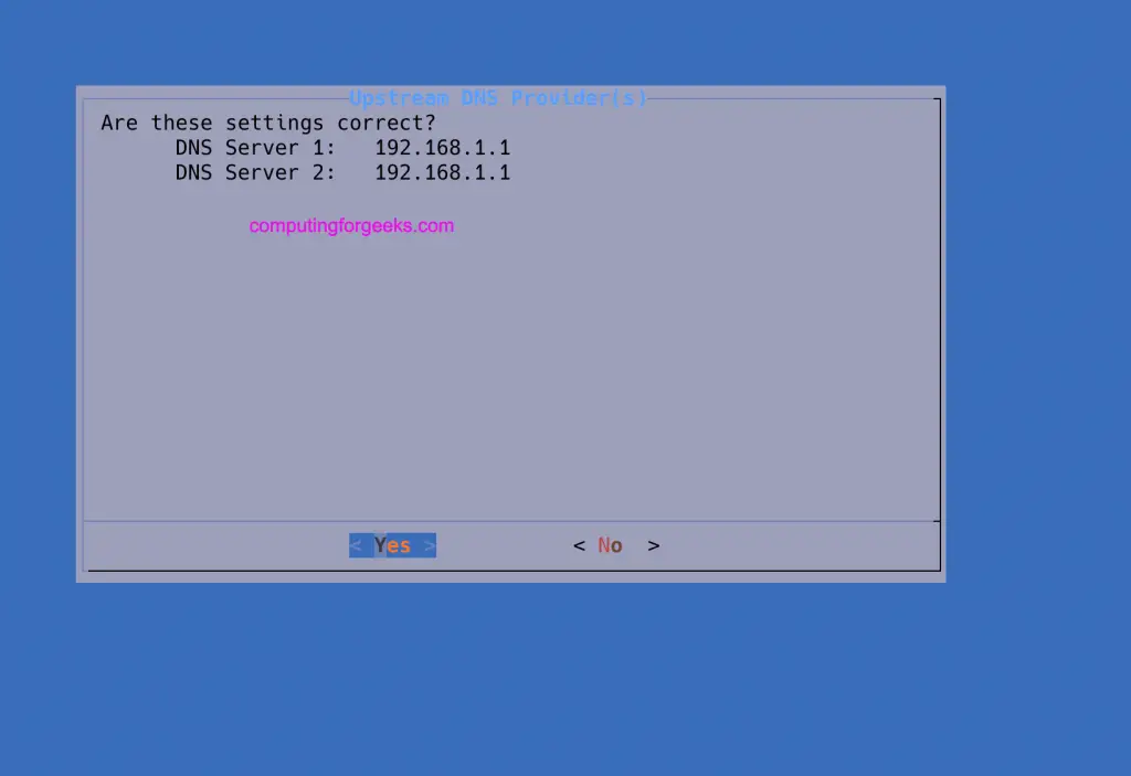 Install Pi-hole Network Ad Blocker on Debian 12/11/10 6 Pi hole debian 06